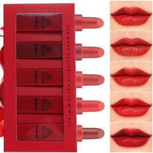 Matte Lipstick Waterproof (Long Lasting) 5pcs