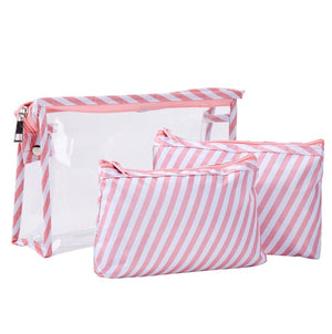 Toiletry Travel Wash MakeUp Bags 3pcs